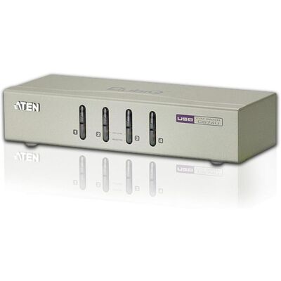 Aten CS74U KVM-/Audio-Switch, KVM Switch, Grau Aten CS74U KVM-/Audio-Switch, KVM Switch, Grau