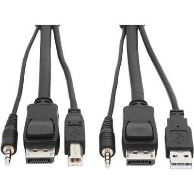 Tripp Lite P783-006 KVM Kabel - Unterstützt 4K Video, Goldene Anschlüsse Tripp Lite P783-006 KVM Kabel - Unterstützt 4K Video, Goldene Anschlüsse