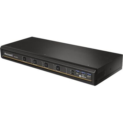 Vertiv DP/H KVM Switch 4-Port Single Display, KVM Switch, Schwarz Vertiv DP/H KVM Switch 4-Port Single Display, KVM Switch, Schwarz