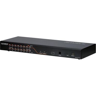 Aten KH2516A: 16 Port 2 Konsol Cat-KVM, KVM Switch, Schwarz Aten KH2516A: 16 Port 2 Konsol Cat-KVM, KVM Switch, Schwarz