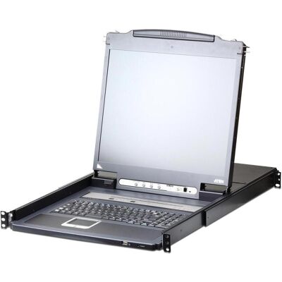 Aten CL5708iN CH: 8 Port 19" IP-KVM-Switch, KVM Switch, Schwarz Aten CL5708iN CH: 8 Port 19" IP-KVM-Switch, KVM Switch, Schwarz