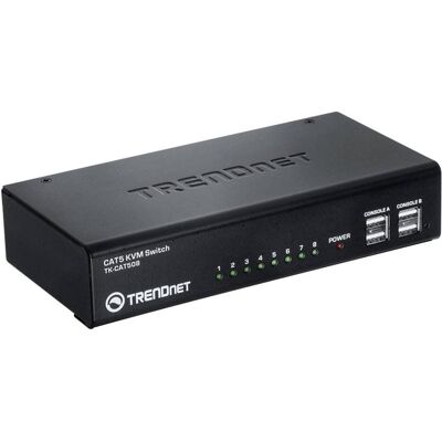 Trendnet Tastatur/Video/Maus (KVM)-Switches, KVM Switch, Schwarz Trendnet Tastatur/Video/Maus (KVM)-Switches, KVM Switch, Schwarz