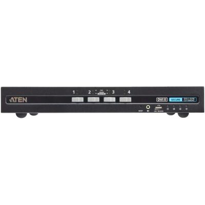 Aten CS1184D4C-AT-G 4-Port USB - DVI Secure, KVM Switch, Schwarz Aten CS1184D4C-AT-G 4-Port USB - DVI Secure, KVM Switch, Schwarz