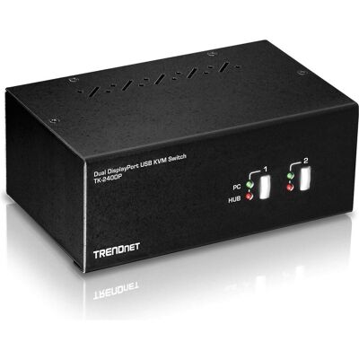 Trendnet TK-240DP, KVM Switch, Schwarz Trendnet TK-240DP, KVM Switch, Schwarz