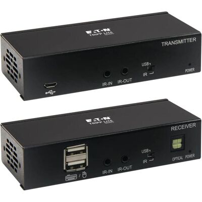 Eaton DisplayPort over Cat6 Extender Kit KVM Support USB 4K DP1.2a PoC HDCP 2.2 230ft. 70., KVM Switch, Schwarz Eaton DisplayPort over Cat6 Extender Kit KVM Support USB 4K DP1.2a PoC HDCP 2.2 230ft. 70., KVM Switch, Schwarz