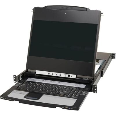 Eaton TIPPLITE 8-Port KVM Switch 43,18cm 17Zoll LCD DisplayPort IP Remote, KVM Switch, Schwarz Eaton TIPPLITE 8-Port KVM Switch 43,18cm 17Zoll LCD DisplayPort IP Remote, KVM Switch, Schwarz
