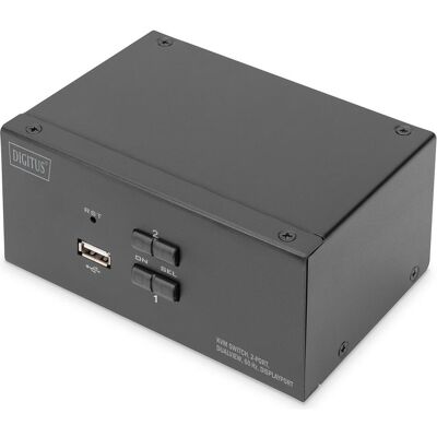Digitus DS-12862, KVM Switch, Schwarz Digitus DS-12862, KVM Switch, Schwarz