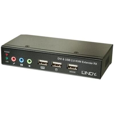 Lindy Cat.6 KVM Extender Classic DVI USB, KVM Switch, Schwarz Lindy Cat.6 KVM Extender Classic DVI USB, KVM Switch, Schwarz