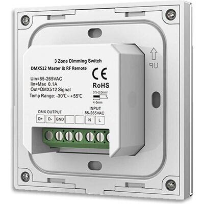 IsoLED Wandmontierter Wireless Einfarbiger LED-Controller - 4 Zonen IsoLED Wandmontierter Wireless Einfarbiger LED-Controller - 4 Zonen