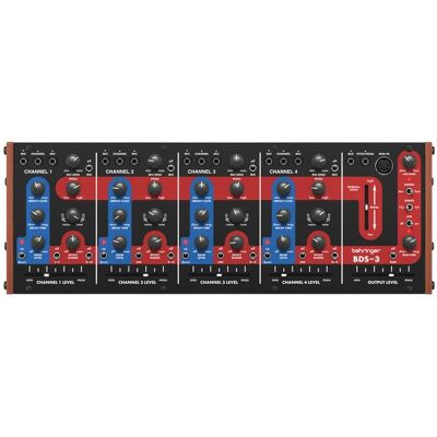 Behringer BDS-3 Analogowa maszyna perkusyjna (Synthesizer), MIDI Controller, Blau, Rot Behringer BDS-3 Analogowa maszyna perkusyjna (Synthesizer), MIDI Controller, Blau, Rot