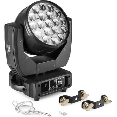 BeamZ moving head DMX - Pro MHL1912 - 19x 12W LEDs - Gemotoriseerde zoom, etc. (12 W, LED), Scheinwerfer, Schwarz, Mehrfarbig BeamZ moving head DMX - Pro MHL1912 - 19x 12W LEDs - Gemotoriseerde zoom, etc. (12 W, LED), Scheinwerfer, Schwarz, Mehrfarbig