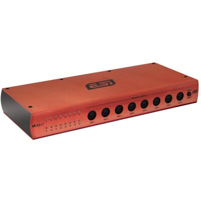 ESI Audiotechnik M8UeX (USB), Audio Interface, Rot, Braun ESI Audiotechnik M8UeX (USB), Audio Interface, Rot, Braun