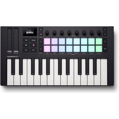 novation Launchkey Mini 25 Mk4, MIDI Controller, Weiss, Schwarz novation Launchkey Mini 25 Mk4, MIDI Controller, Weiss, Schwarz
