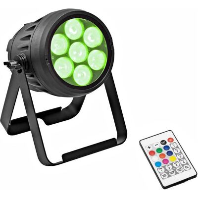 EuroLite LED IP PAR 7x15W RGBL Spot IP65 Schwarz mit Frostfiltern 51914227 (15 W, LED), Scheinwerfer, Schwarz EuroLite LED IP PAR 7x15W RGBL Spot IP65 Schwarz mit Frostfiltern 51914227 (15 W, LED), Scheinwerfer, Schwarz