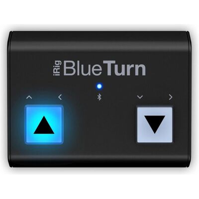 IK Multimedia iRig BlueTurn (Controller), MIDI Controller, Schwarz IK Multimedia iRig BlueTurn (Controller), MIDI Controller, Schwarz