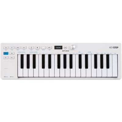 Arturia KeyStep MK2 (Controller), MIDI Controller, Weiss Arturia KeyStep MK2 (Controller), MIDI Controller, Weiss