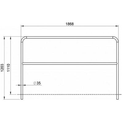 Alutruss BE-1G2 Bühnengeländer, Montage Lichttechnik Alutruss BE-1G2 Bühnengeländer, Montage Lichttechnik