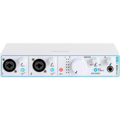Arturia MiniFuse 2 OTG (USB), Audio Interface, Weiss Arturia MiniFuse 2 OTG (USB), Audio Interface, Weiss