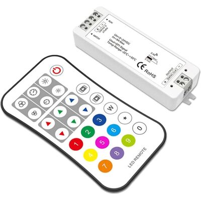 Isoled, Beleuchtung Zubehör, LED FUNK SPI-Controller für 8 - 1024 Pixel inkl. Fernbedienung, 12-24V DC, 8A Isoled, Beleuchtung Zubehör, LED FUNK SPI-Controller für 8 - 1024 Pixel inkl. Fernbedienung, 12-24V DC, 8A