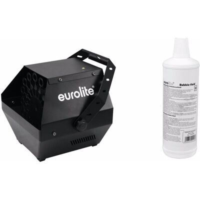 EuroLite Set B-90 Seifenblasenmaschine schwarz + Seifenblasenfluid 1l (Seifenblasenmaschine), Hazer EuroLite Set B-90 Seifenblasenmaschine schwarz + Seifenblasenfluid 1l (Seifenblasenmaschine), Hazer