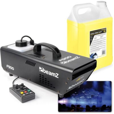 BeamZ Rauchmaschine - F900 Fazer 900W einschliesslich 5 Liter Rauchflüssigkeit, Nebelmaschine BeamZ Rauchmaschine - F900 Fazer 900W einschliesslich 5 Liter Rauchflüssigkeit, Nebelmaschine