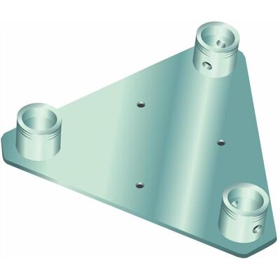Alutruss DECOLOCK DQ3-WP Wandplatte, Montage Lichttechnik Alutruss DECOLOCK DQ3-WP Wandplatte, Montage Lichttechnik