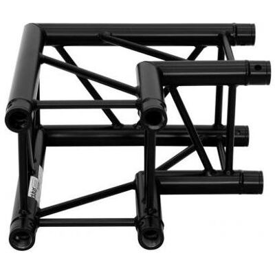 Alutruss QUADLOCK ROAD S6082C-21 2-Wege-Ecke 90°, Montage Lichttechnik, Schwarz Alutruss QUADLOCK ROAD S6082C-21 2-Wege-Ecke 90°, Montage Lichttechnik, Schwarz
