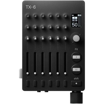 Teenage Engineering TX-6 mixer black (Clubmixer, Line-Mischer), Mischpult, Schwarz Teenage Engineering TX-6 mixer black (Clubmixer, Line-Mischer), Mischpult, Schwarz