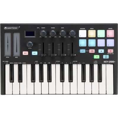 Omnitronic KEY-288+ MIDI-Controller, MIDI Controller Omnitronic KEY-288+ MIDI-Controller, MIDI Controller