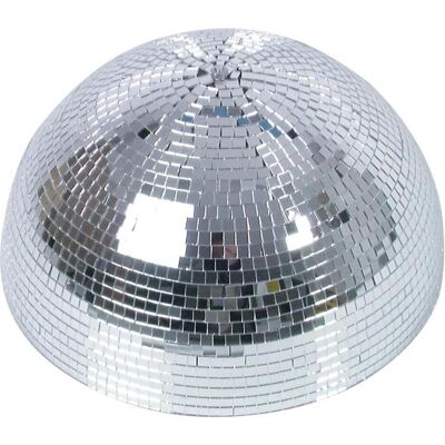 EuroLite Spiegel-Halbkugel 40cm motorisiert (40 cm), Spiegelkugel, Silber EuroLite Spiegel-Halbkugel 40cm motorisiert (40 cm), Spiegelkugel, Silber