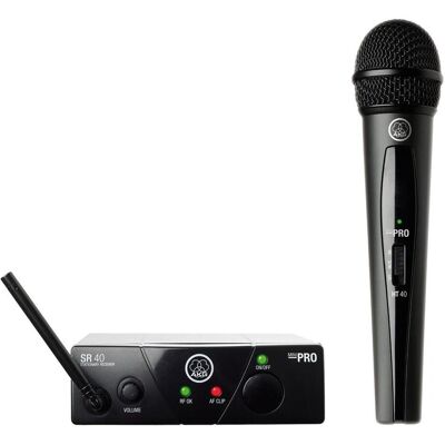 AKG WMS40 Mini Vocal US45A - Drahtloses Mikrofon-System AKG WMS40 Mini Vocal US45A - Drahtloses Mikrofon-System