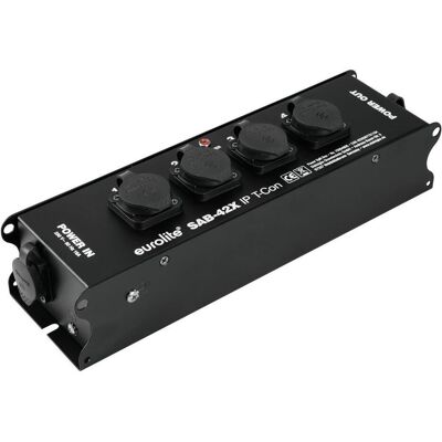 EuroLite SAB-42X IP T-Con Stromverteiler, Zubehör DJ EuroLite SAB-42X IP T-Con Stromverteiler, Zubehör DJ