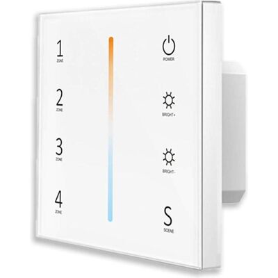 ISOLED Sys-pro Berührungssender Weiß - Dimmbar, 4 Kreise ISOLED Sys-pro Berührungssender Weiß - Dimmbar, 4 Kreise
