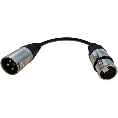 Synergy 21 LED Kabel DMX 3-Pin male -> 5-Pin female, Lichtsteuerung Synergy 21 LED Kabel DMX 3-Pin male -> 5-Pin female, Lichtsteuerung