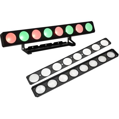 EuroLite Set LED PMB-8 COB QCL 30W Leiste + Diffusorscheiben RGBW (30 W, LED), Scheinwerfer, Schwarz EuroLite Set LED PMB-8 COB QCL 30W Leiste + Diffusorscheiben RGBW (30 W, LED), Scheinwerfer, Schwarz