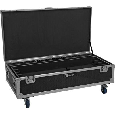 Roadinger Flightcase 8x AKKU IP Pixel Tube 360° PRO CRMX mit Ladefunktion und Rollen, Audio Racks + Cases, Schwarz Roadinger Flightcase 8x AKKU IP Pixel Tube 360° PRO CRMX mit Ladefunktion und Rollen, Audio Racks + Cases, Schwarz