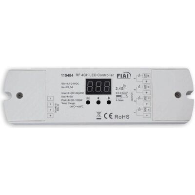 Isoled, Beleuchtung Zubehör, LED Funk Mesh 4 Zonen PWM Dimmer, 1-4 Kanal, 12-24V DC, 4x5A Isoled, Beleuchtung Zubehör, LED Funk Mesh 4 Zonen PWM Dimmer, 1-4 Kanal, 12-24V DC, 4x5A