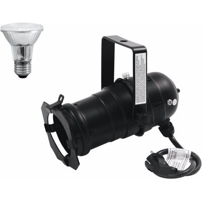 EuroLite Set PAR-20 Spot sw + PAR-20 230V SMD 6W E-27 LED 3000K (6 W, LED), Scheinwerfer, Schwarz EuroLite Set PAR-20 Spot sw + PAR-20 230V SMD 6W E-27 LED 3000K (6 W, LED), Scheinwerfer, Schwarz