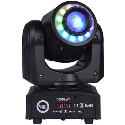 No Name LIGHT4ME 30 SPOT RING tragbarer kleiner Bewegungskopf. (60 W, LED), Scheinwerfer, Schwarz No Name LIGHT4ME 30 SPOT RING tragbarer kleiner Bewegungskopf. (60 W, LED), Scheinwerfer, Schwarz