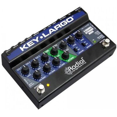 Radial Key-Largo keyboard mixer, Mischpult, Schwarz Radial Key-Largo keyboard mixer, Mischpult, Schwarz