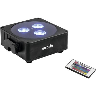 EuroLite Set AKKU 2x Flat Light 3 sw + Bar-6 + Ständer (8 W, LED), Scheinwerfer, Schwarz EuroLite Set AKKU 2x Flat Light 3 sw + Bar-6 + Ständer (8 W, LED), Scheinwerfer, Schwarz