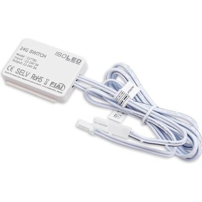 Isoled, Bewegungsmelder, MiniAMP HF-Bewegungsmelder mit Dimmfunktion, 12-24V DC, 3A 117781 Isoled, Bewegungsmelder, MiniAMP HF-Bewegungsmelder mit Dimmfunktion, 12-24V DC, 3A 117781