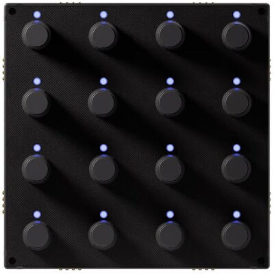 Intech Studio Grid Series 3 - EN16 Detent (Controller), MIDI Controller, Schwarz Intech Studio Grid Series 3 - EN16 Detent (Controller), MIDI Controller, Schwarz