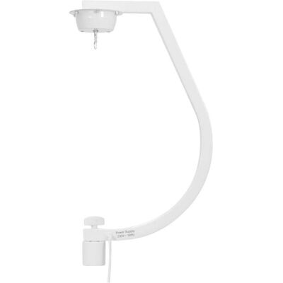 EuroLite Stativhalterung mit Motor für Spiegelkugeln bis zu 30cm ws (30 cm), Spiegelkugel, Weiss EuroLite Stativhalterung mit Motor für Spiegelkugeln bis zu 30cm ws (30 cm), Spiegelkugel, Weiss