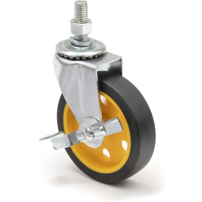 RocknRoller Rock N Roller - RCSTR4X1 - 4x1 R-Trac caster with Brake (fits R2, R6, R64C) (Zubehör), Audio Racks + Cases RocknRoller Rock N Roller - RCSTR4X1 - 4x1 R-Trac caster with Brake (fits R2, R6, R64C) (Zubehör), Audio Racks + Cases