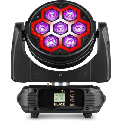BeamZ Moving Head Fuze712 (12 W, LED), Scheinwerfer, Schwarz BeamZ Moving Head Fuze712 (12 W, LED), Scheinwerfer, Schwarz