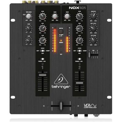 Behringer NOX101 Mikser DJ (Battlemixer), Mischpult, Schwarz Behringer NOX101 Mikser DJ (Battlemixer), Mischpult, Schwarz