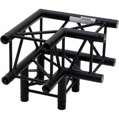 Alutruss QUADLOCK S6082L-30 3-Wege-Ecke 90°, Montage Lichttechnik, Silber Alutruss QUADLOCK S6082L-30 3-Wege-Ecke 90°, Montage Lichttechnik, Silber