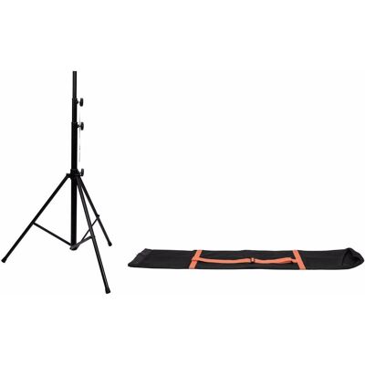 EuroLite Set LS-1 EU Stahl + Tragetasche (145 cm, 30 kg), Lampenstativ, Schwarz EuroLite Set LS-1 EU Stahl + Tragetasche (145 cm, 30 kg), Lampenstativ, Schwarz