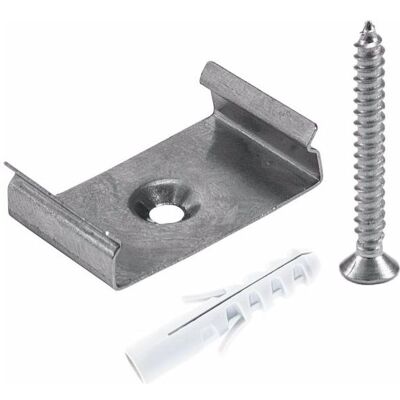 EuroLite Halterung für U-Profil 20mm Metall, Montage Lichttechnik EuroLite Halterung für U-Profil 20mm Metall, Montage Lichttechnik